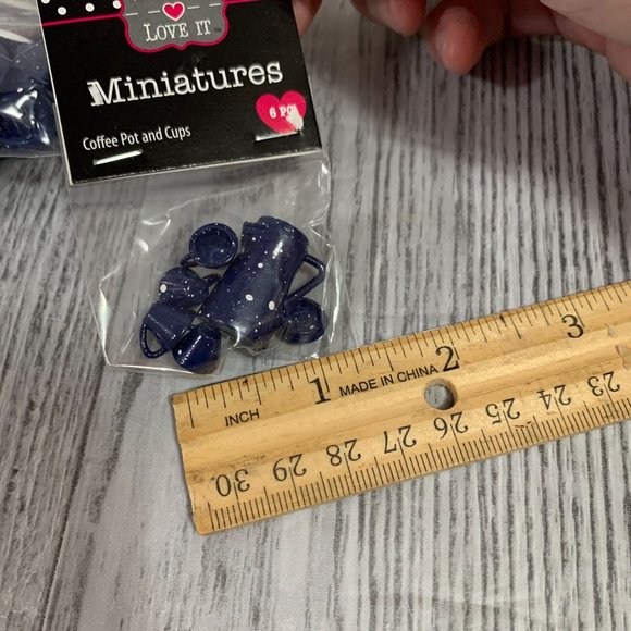 Make It Love It Miniatures Doll House Accessories Cookware Pitcher And More NWT - Picture 12 of 12